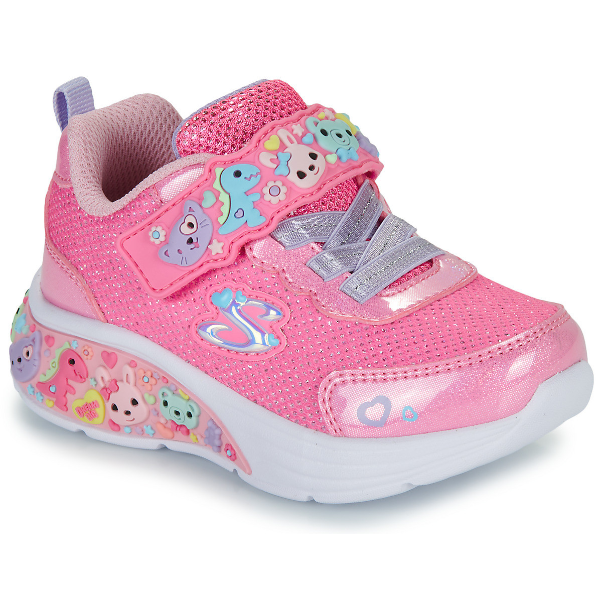 Skechers  PLAY SCENE - FUN SQUAD  Růžová