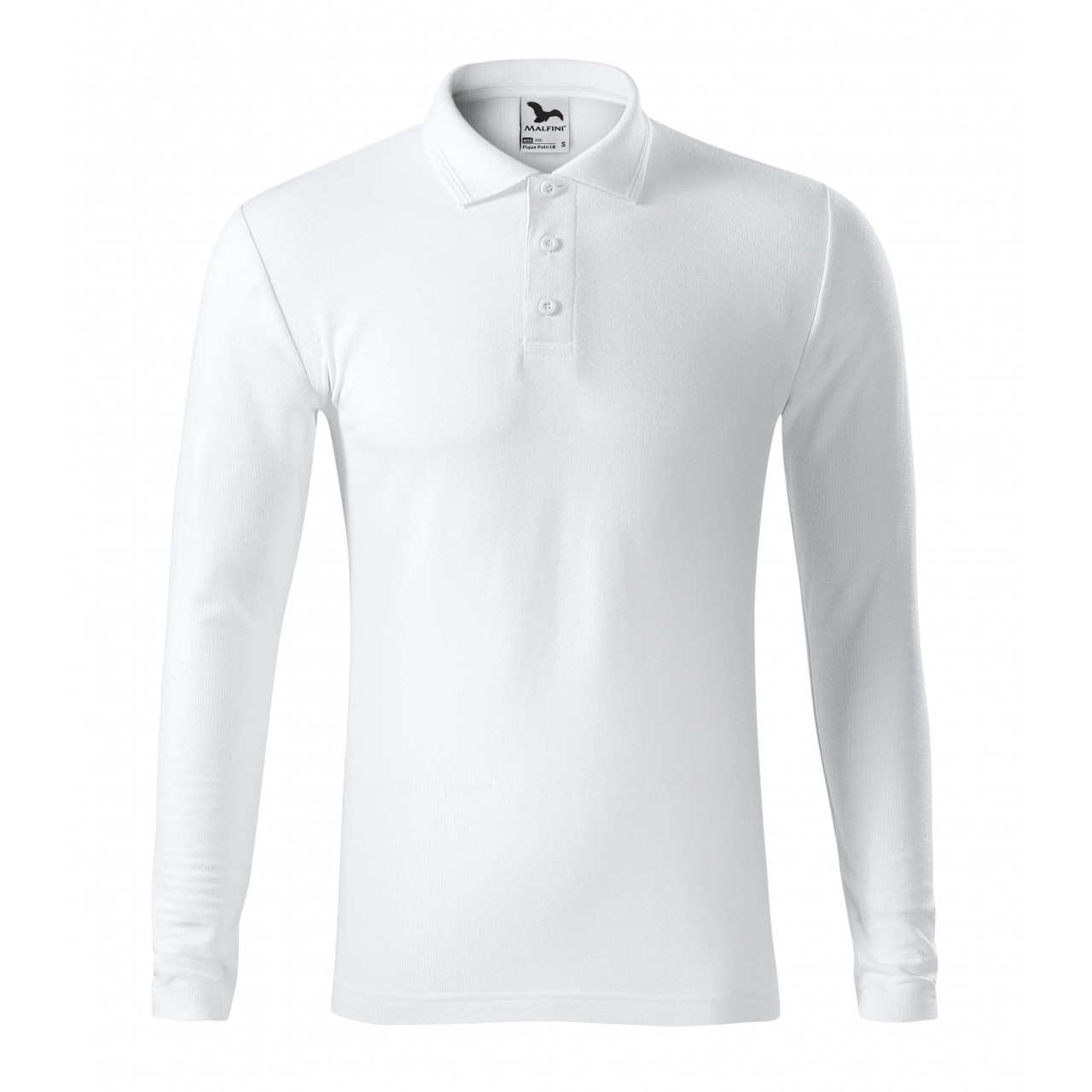 Polokošile pánská Malfini Polo LS - bílá, L