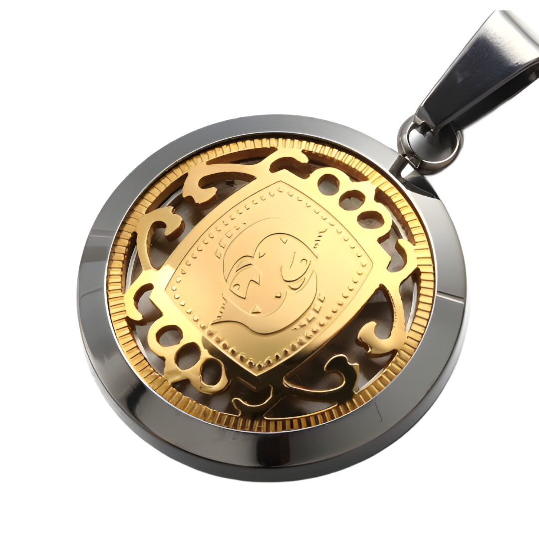 Přívěsek na řetízek na krk Gaira Zodiac Ryby - zlatý-stříbrný