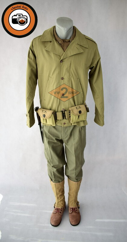 US střelec Carbine- HBT,M41, velikost blůzy M41 velikost 36, velikost kalhot HBT velikost 28, velikost košile M37 velikost S