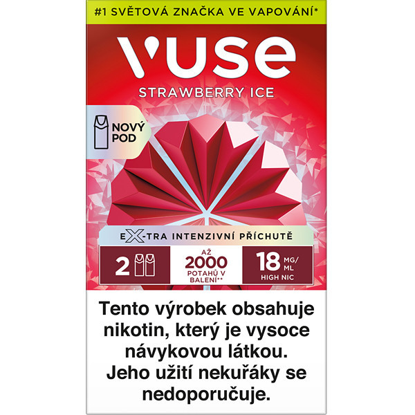 Pod Vuse Strawberry Ice 18mg/ml