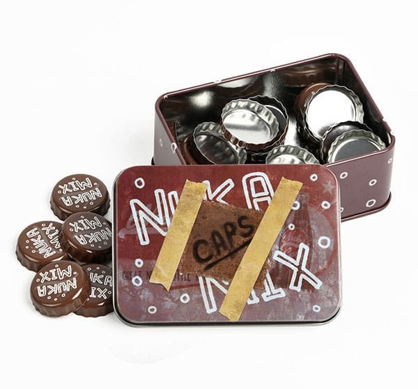 DEVplus | Fallout - sběratelský box - víčka Nuka Mix (Bottle Caps Series) 10 cm