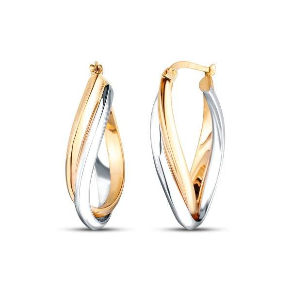 Náušnice bez kamenů 231-588-216185 3.00g