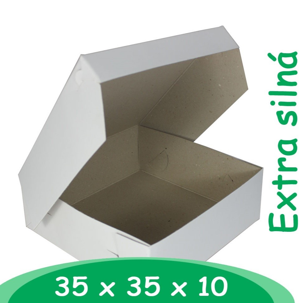 Extra silná dortová krabice 35x35x10 cm