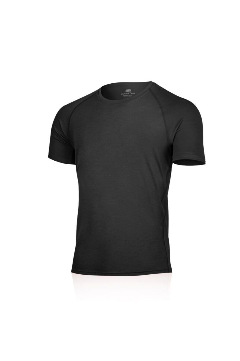 Lasting QUIDO 9090 černé pánské vlněné merino triko Velikost: XXL 8595067802084