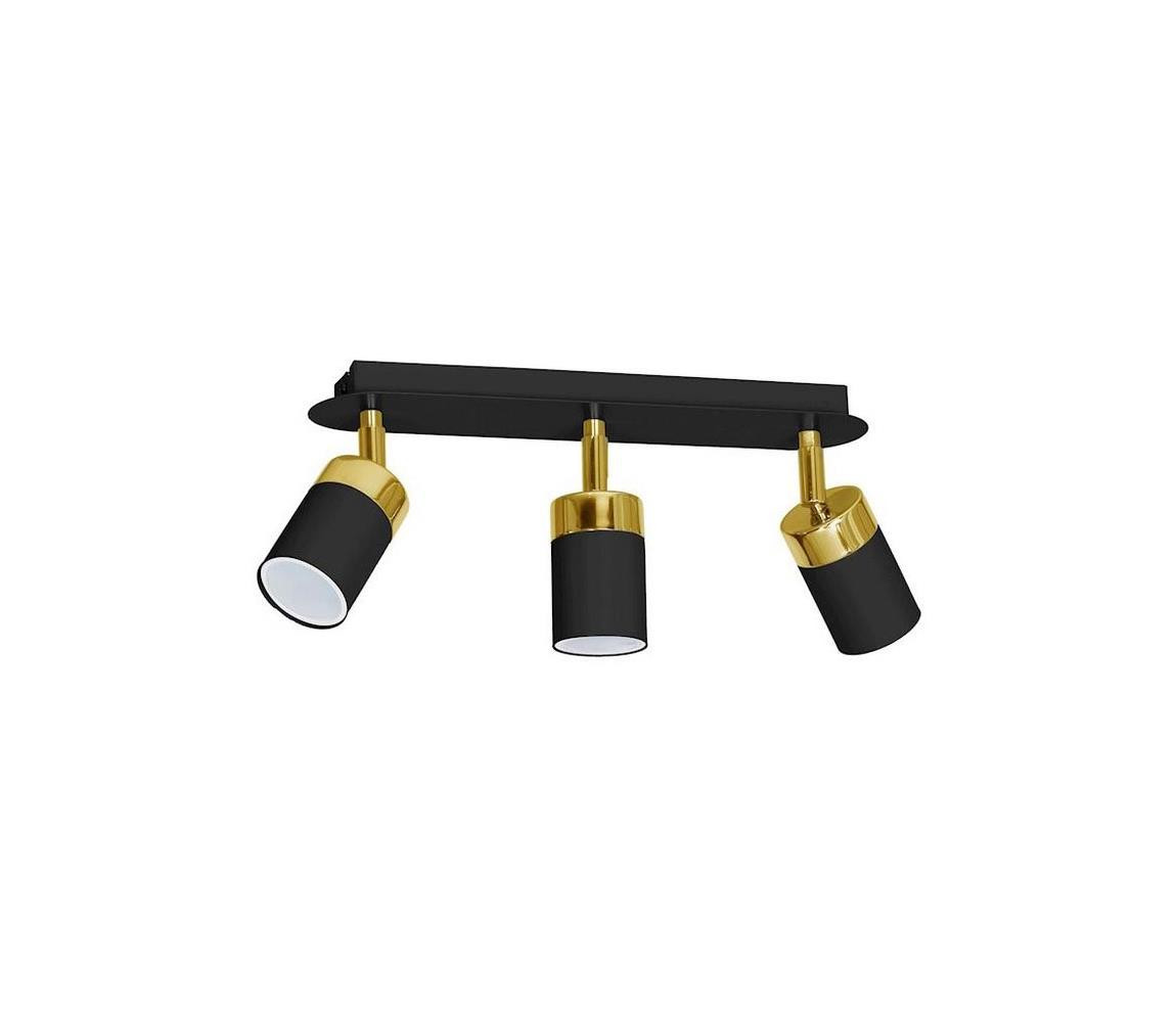 Stropní bodové svítidlo JOKER 3xGU10/25W/230V černá