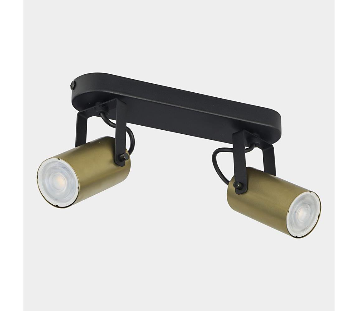 Bodové svítidlo REDO 2xGU10/10W/230V zlatá/černá