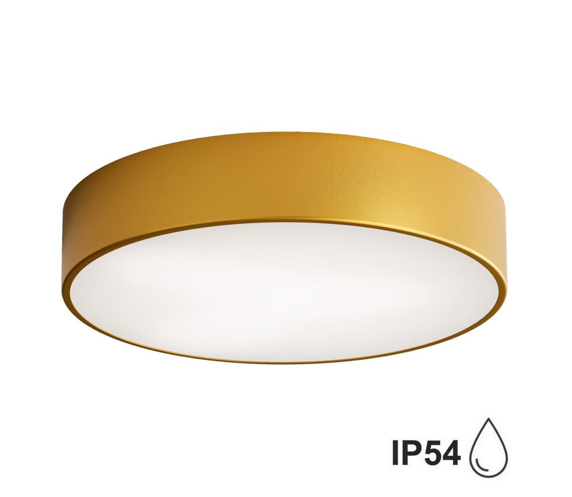 Koupelnové stropní svítidlo CLEO 3xE27/24W/230V pr. 40 cm zlatá IP54