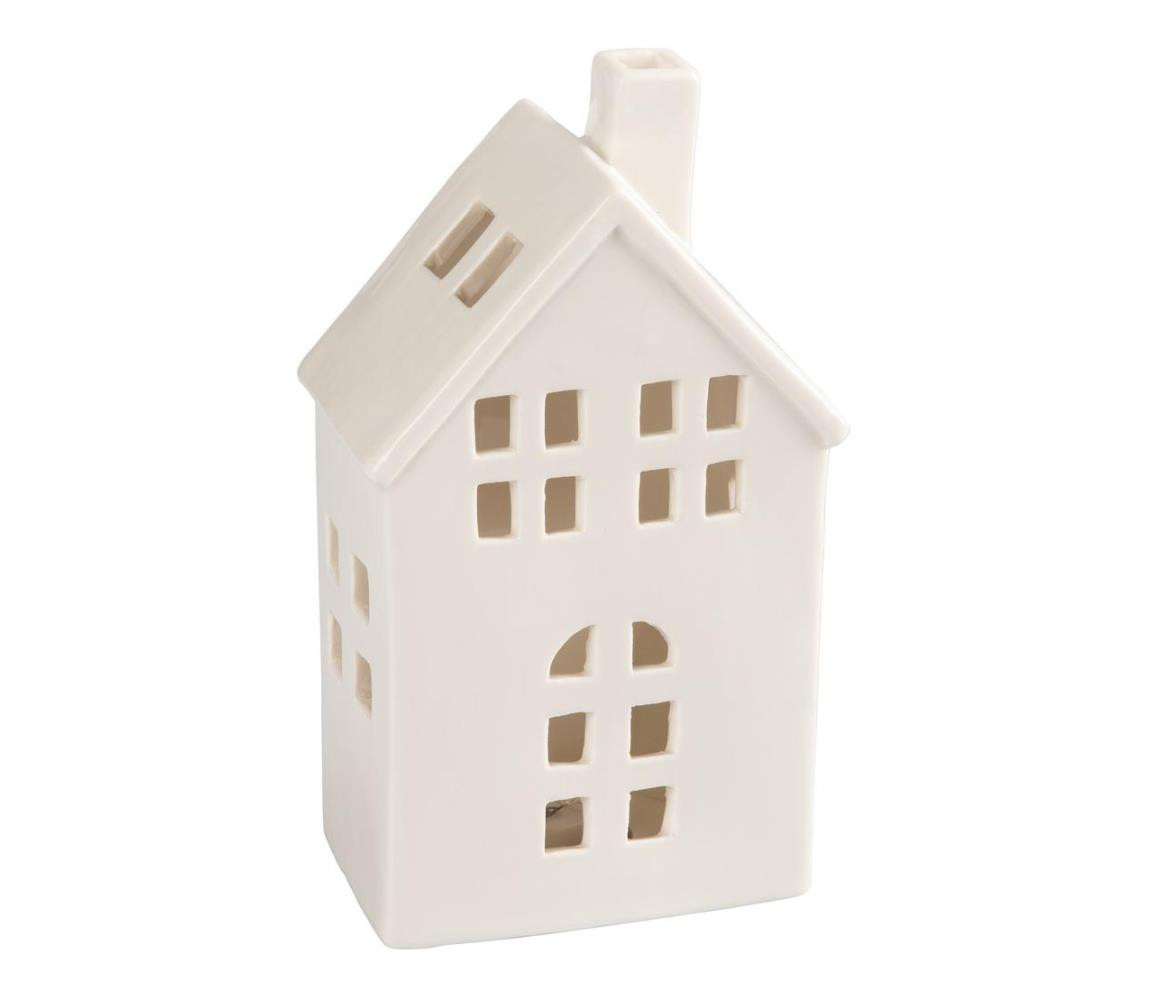 RXL 390 , Vánoční ozdoba Domek porcelán, 19,4cm