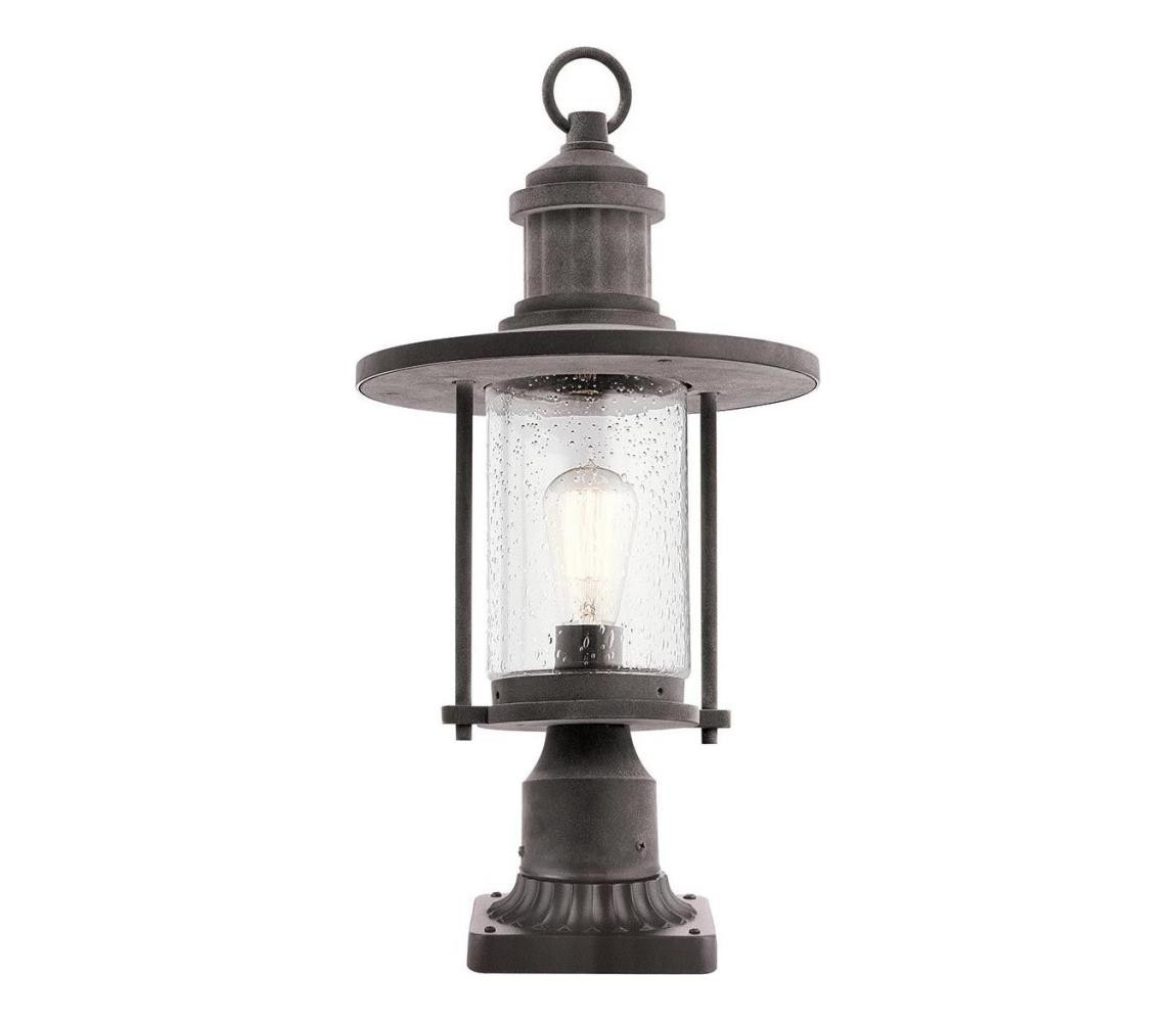 Elstead Kichler KL-RIVERWOOD3-M - Venkovní lampa RIVERWOOD 1xE27/60W/230V IP44 černá