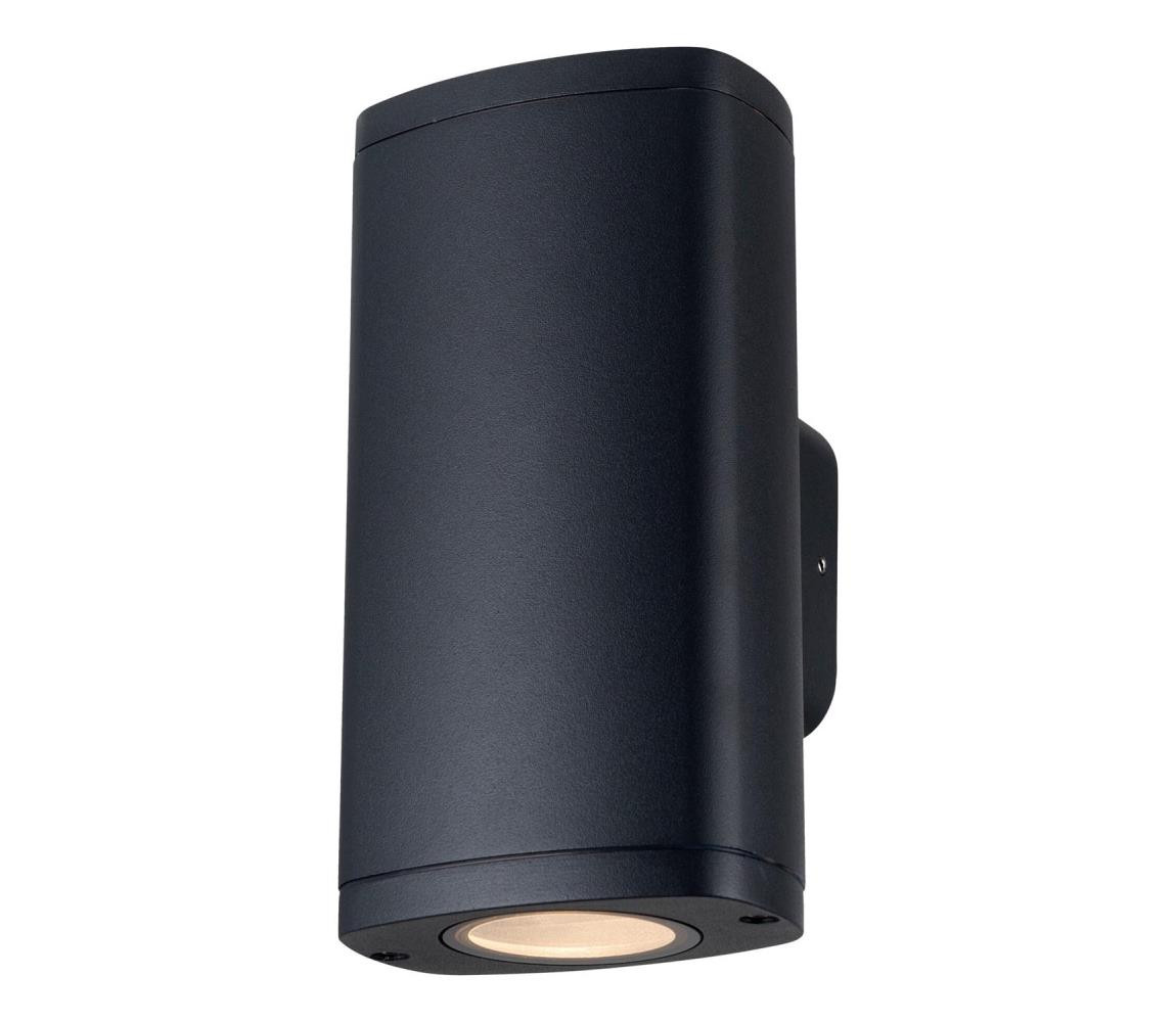38882 - Venkovní nástěnné svítidlo ZEVI 2xGU10/10W/230V IP54 černá