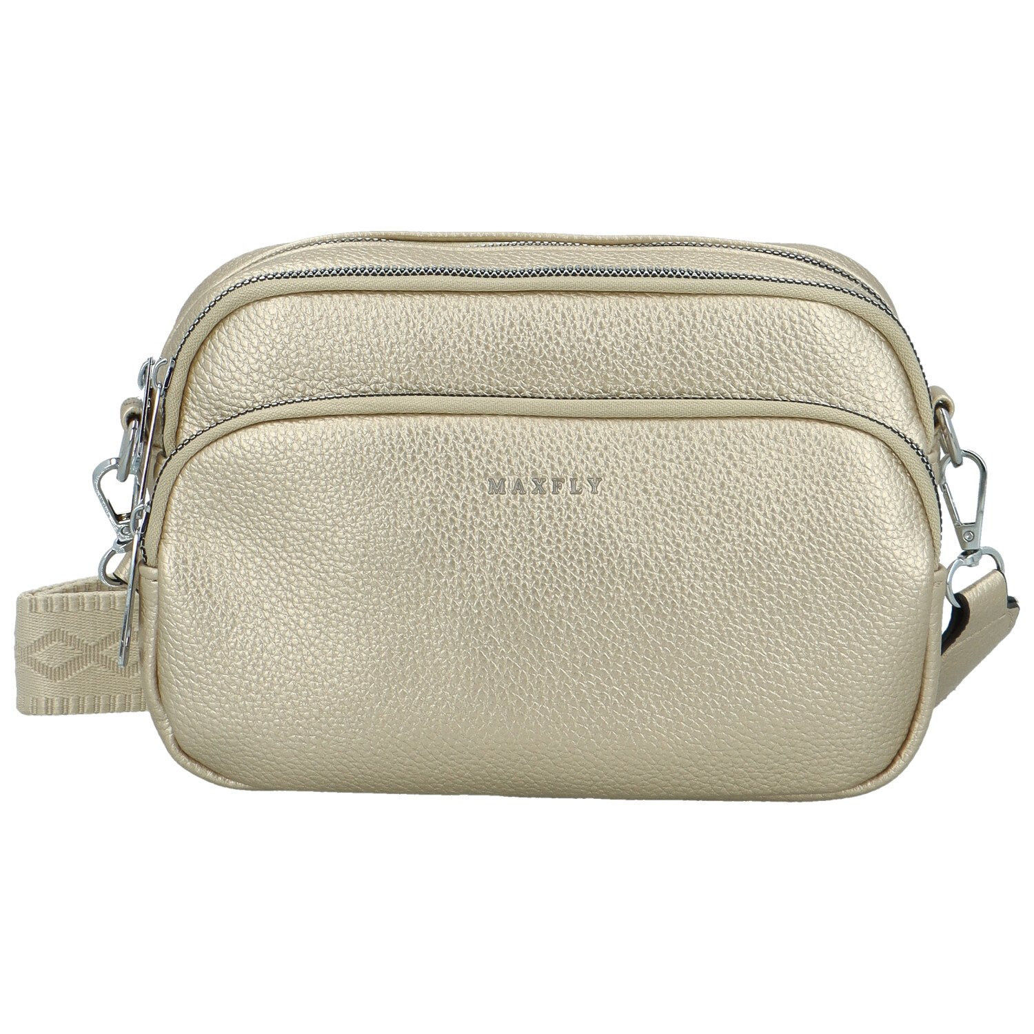 Dámská crossbody kabelka zlatá - MaxFly Saskia zlatá