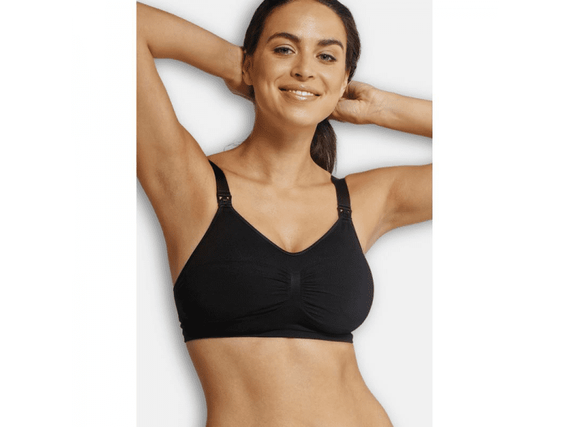 Carriwell Push Up mateřská a kojící podprsenka ČERNÁ, velikost M