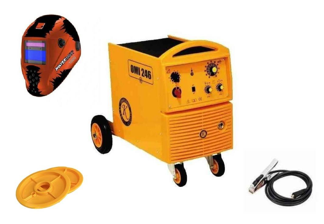 OMI 246 Varianta: SET 1: svářečka s výbavou v popisu stroje + kukla eco 3071
