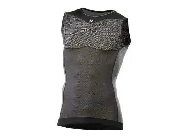 Sixs SML BT funkční ultra lehké tričko bez rukávů carbon černá