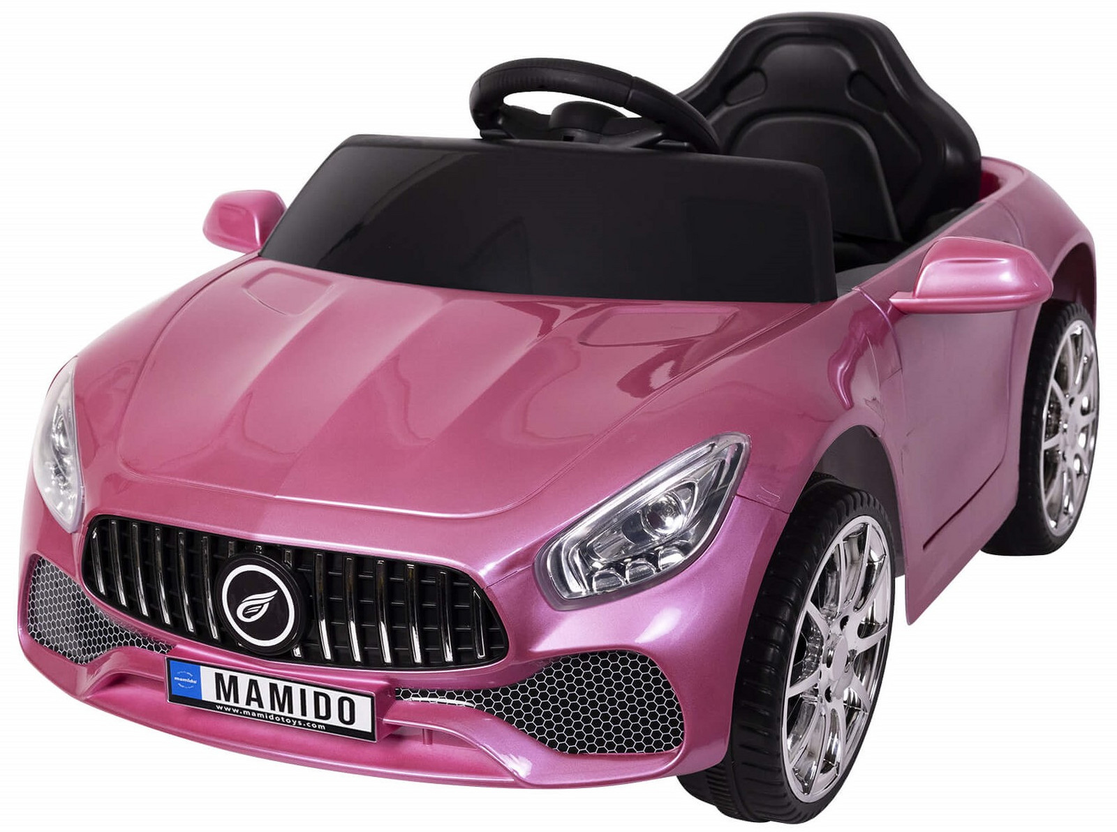 Mamido Mamido Elektrické autíčko Cabrio Fast Wing lakované růžové