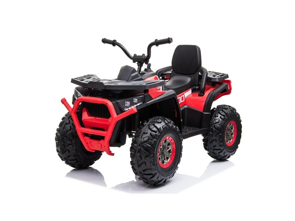 mamido Dětská elektrická čtyřkolka 4x4 červená