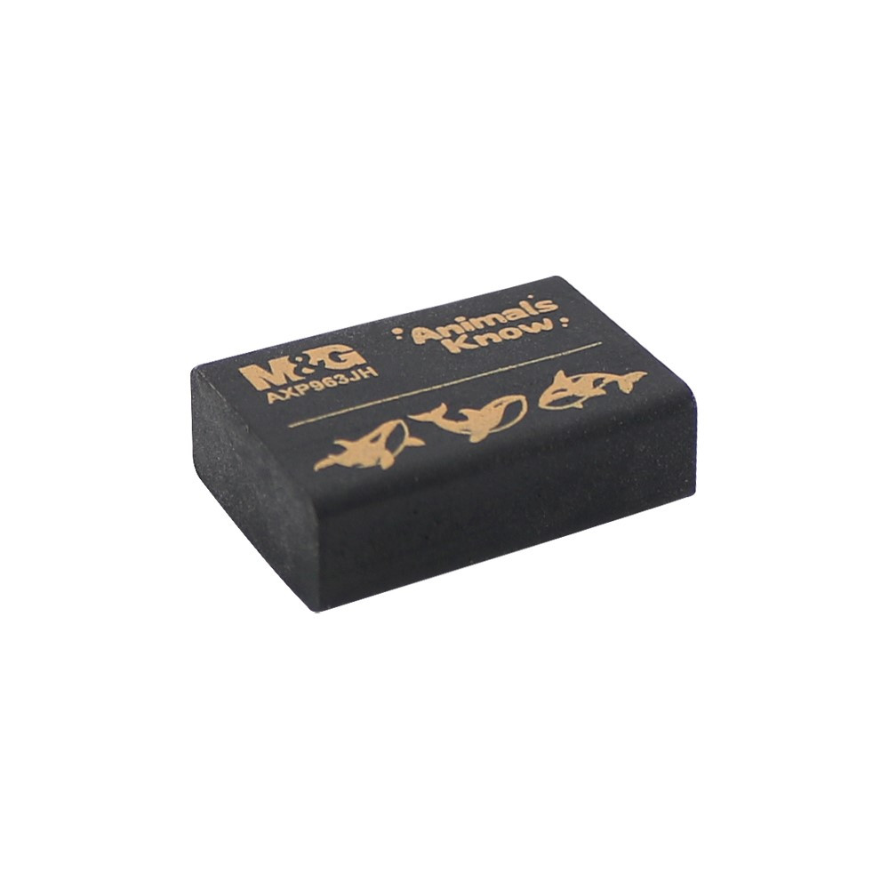M&G M&G, AXP963JH, Animals Know, pryž na gumování, černá, 1 ks