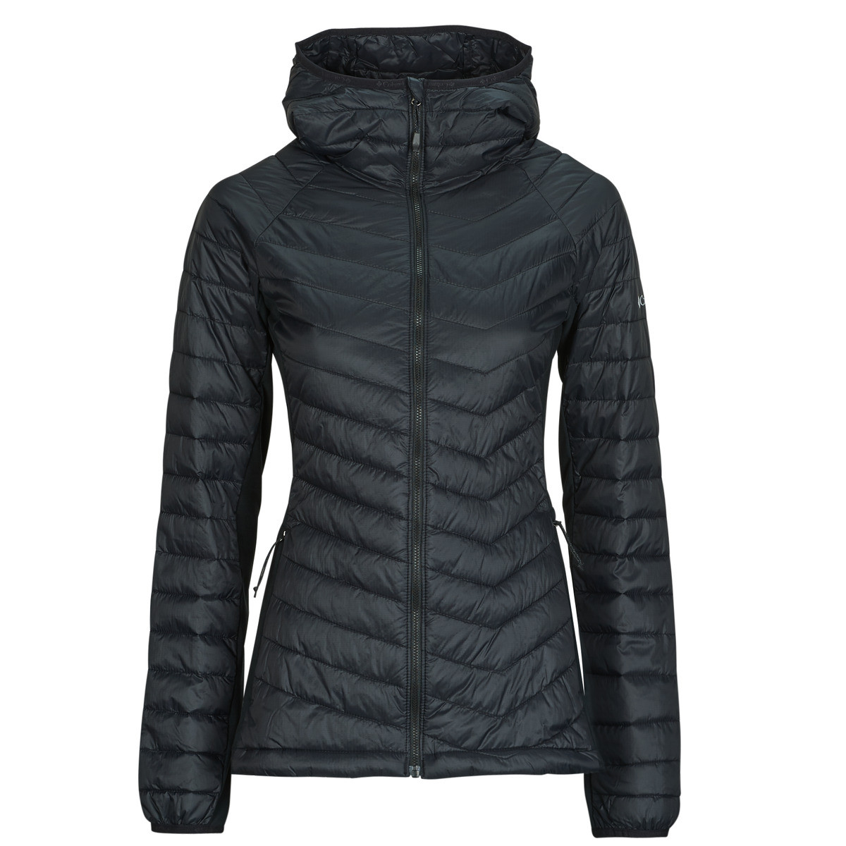 Columbia  POWDER PASS II HYBRID HOODED JACKET  Černá