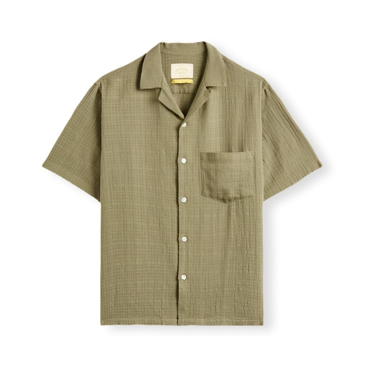 Portuguese Flannel  Grain Shirt - Khaki  Zelená