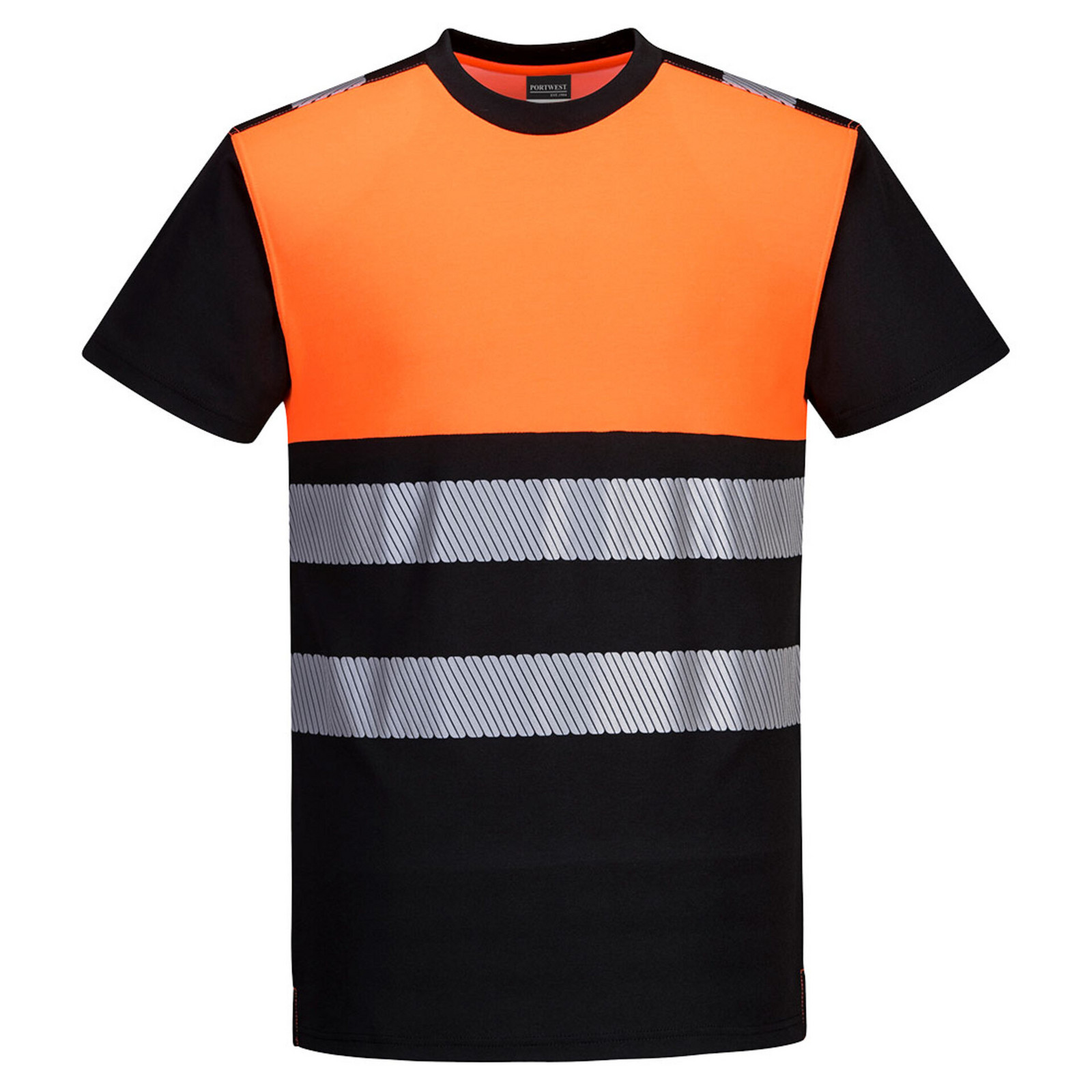 Portwest PW3™ Tričko HiVis Třída 1 oranžová-černá 3XL