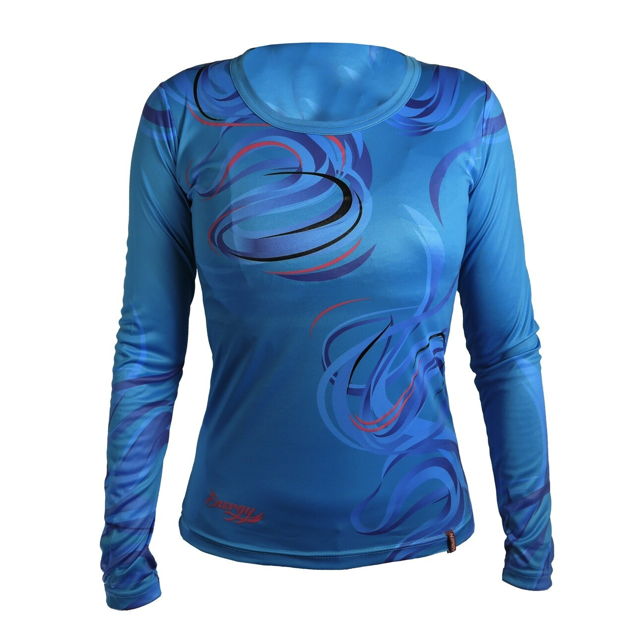 Tričko dámské s dlouhým rukávem Haven Energy Crazy - modré, XS