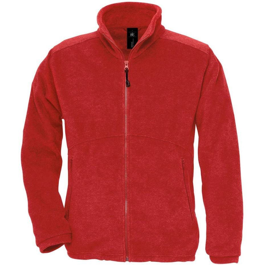 Pánská mikina B&C Icewalker+- červená, S