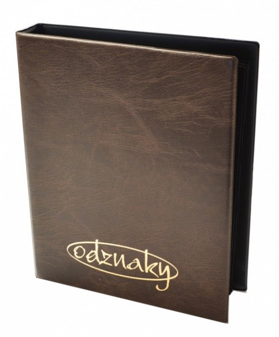 Hospa Zásobník na odznaky - hnědý