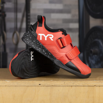 TYR Vzpěračské boty TYR L-2 Lifter - black/red L2-640