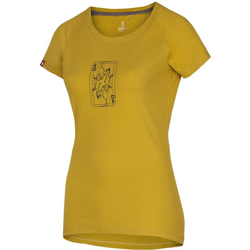 Ocun Dámské tričko Ocun Raglan T Yellow antique moss