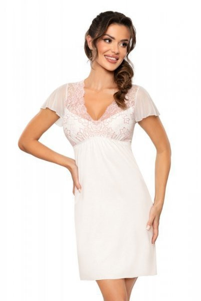 Koszula nocna damska z wiskozy - Perla 42/XL