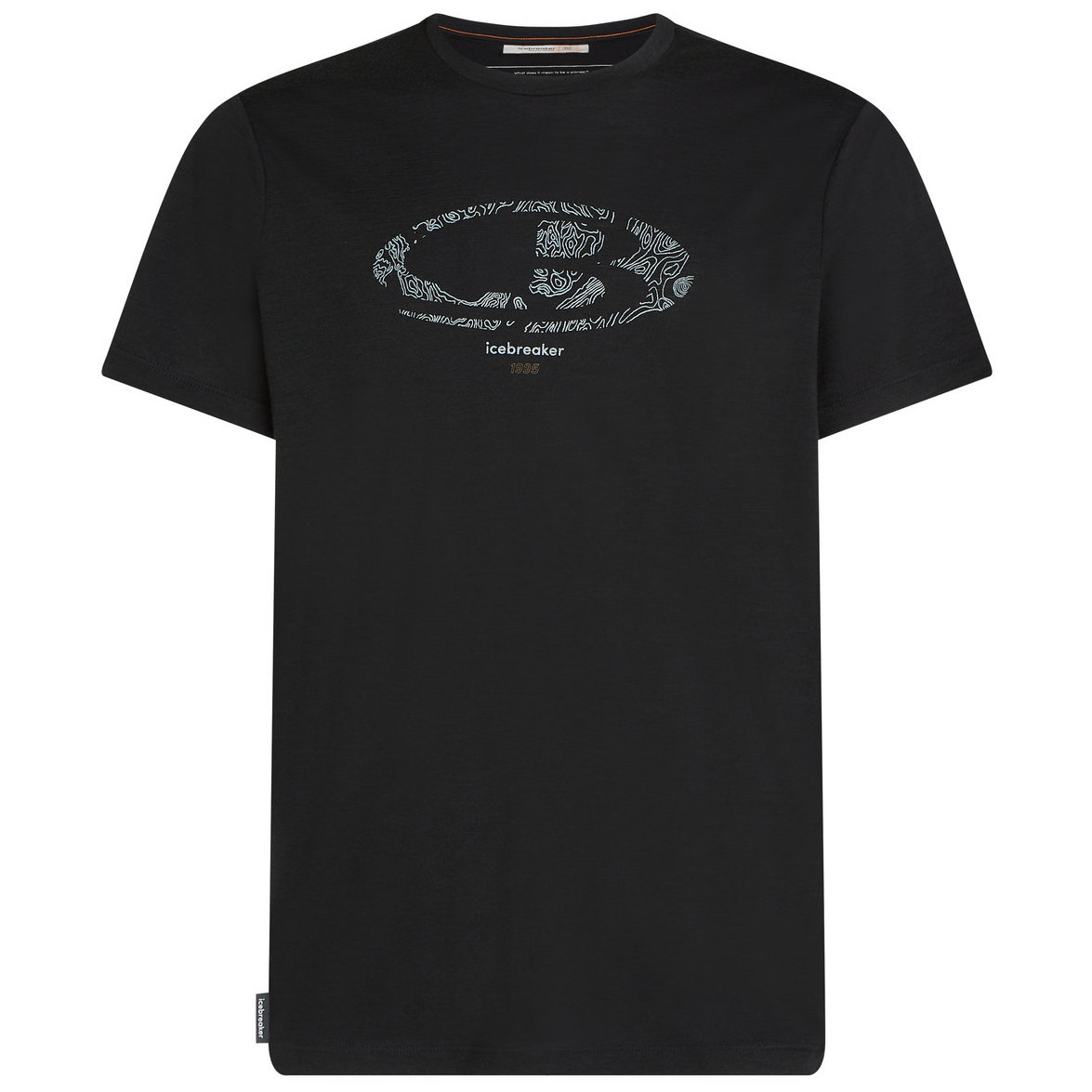 Pánské funkční triko Icebreaker M M 150 Tech Lite SS Tee 30 Anniversary Velikost: M / Barva: černá