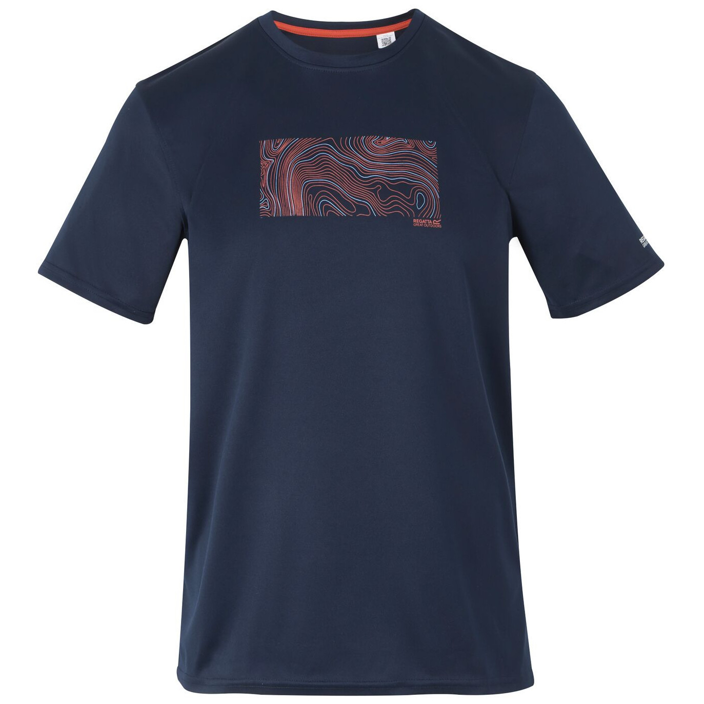 Pánské triko Regatta Fingal IX Velikost: 4XL / Barva: tmavě modrá