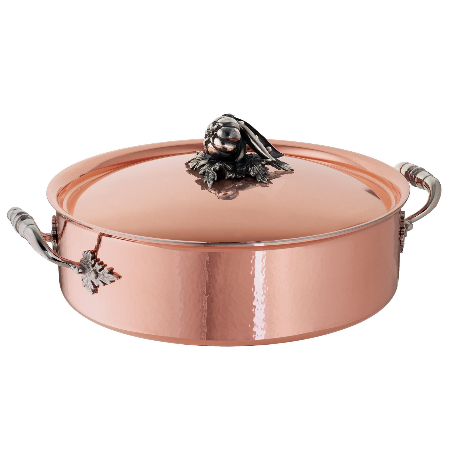 Nízký kastrol OPUS CUPRA 30 cm, měď, Ruffoni