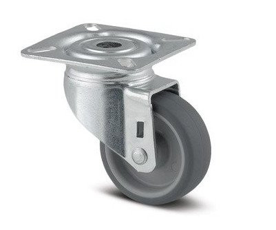 Kolečko přístrojové otočné 50mm plotýnka