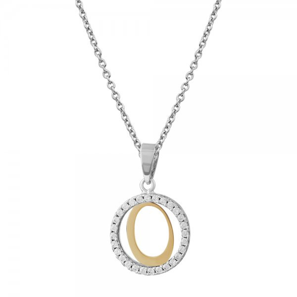 Přívěsek se syntetickými kameny 346-087-001459 1.05g