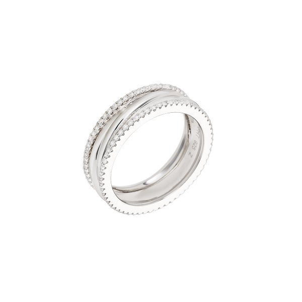 Prsten se syntetickými kameny 126-404-9554 52