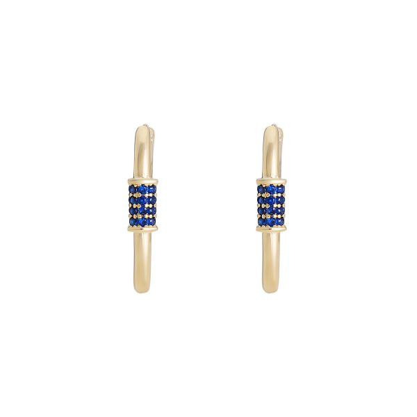 Náušnice se syntetickými kameny 236-588-000227 2.30g