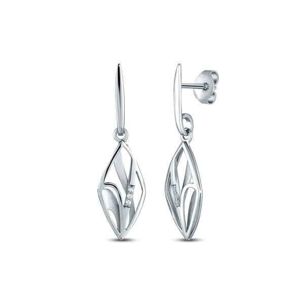 Náušnice se syntetickými kameny 136-635-077726-0000