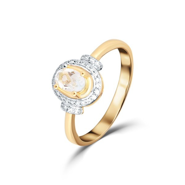 Prsten s topazem 224-958-ST29 53-3.20g