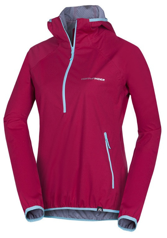 Northfinder RHODA cherry BU-6184OR-510 dámská turistická bunda vodoodpudivá větruvzdorná Velikost: S 8584153535685