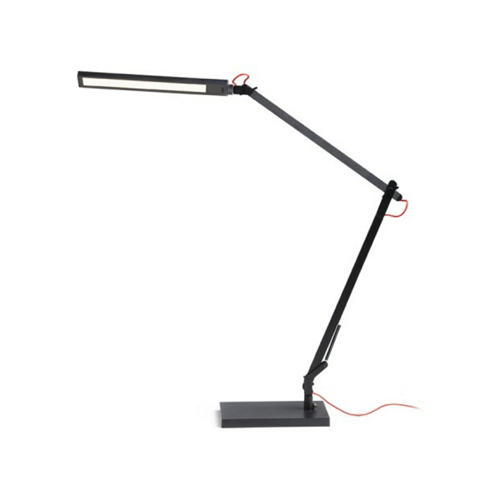 RED - DESIGN RENDL RENDL NORMA DIMM stolní lampa černá/červená 230V LED 10W 100° 3000K/4000K/6500K R14293
