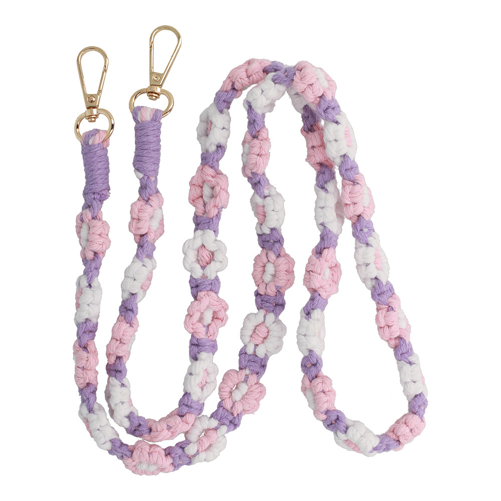 Šňůrka na mobil Crochet flower GC-R27