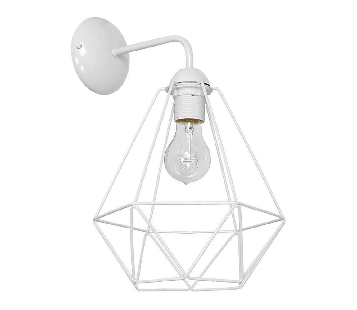 Nástěnné svítidlo BASKET 1xE27/60W/230V bílá