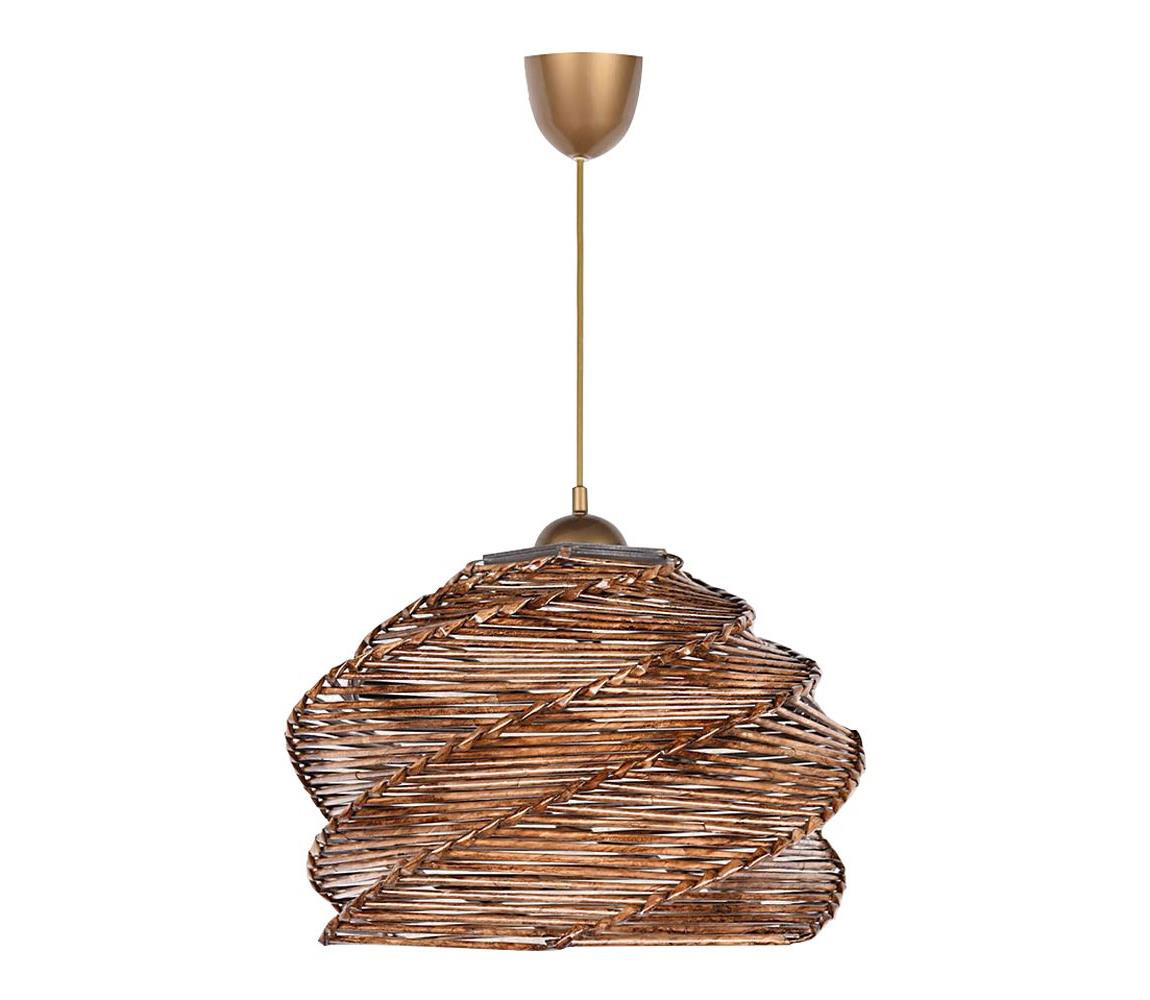 Lustr na lanku RUCHE 1xE27/60W/230V ratan