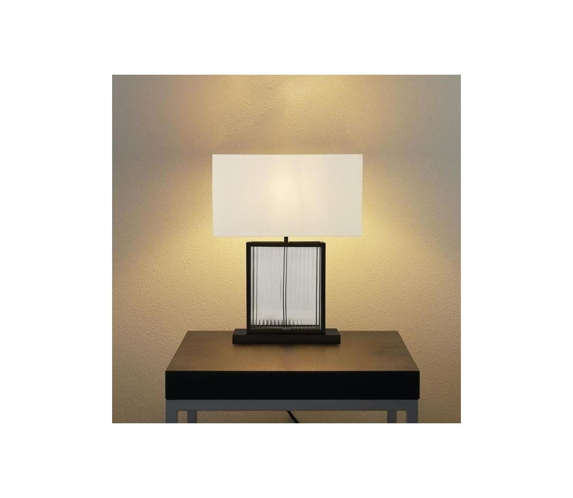 Searchlight Searchlight EU54210BK - Stolní lampa CLARENDON 1xE27/60W/230V černá