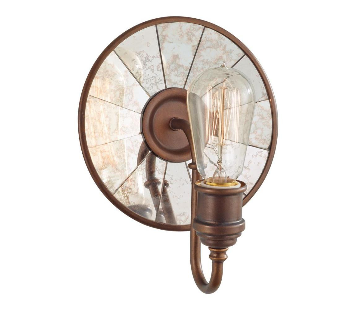Elstead Feiss FE-URBANRWL-WB2 - Nástěnné svítidlo URBAN RENEWAL 1xE27/100W/230V bronz