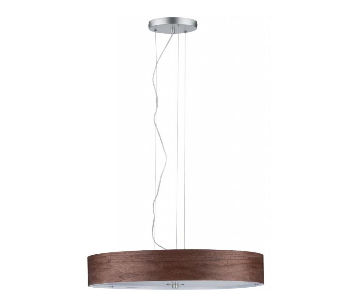 Paulmann Paulmann 79686 - 3xE27/20W Lustr na lanku NEORDIC LISKA 230V vlašský ořech