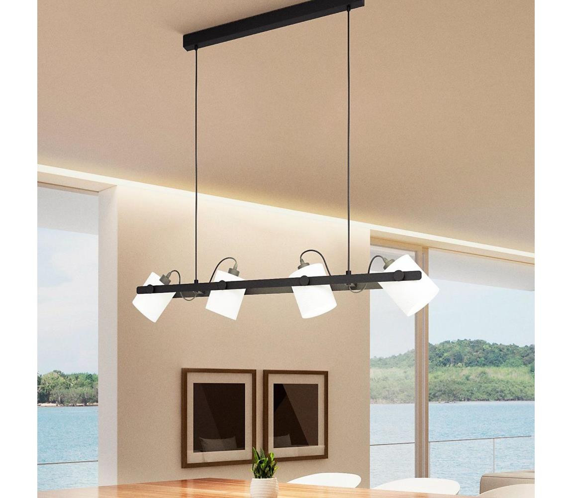 Eglo Eglo 43425 - Lustr na lanku HORNWOOD 1 4xE27/28W/230V