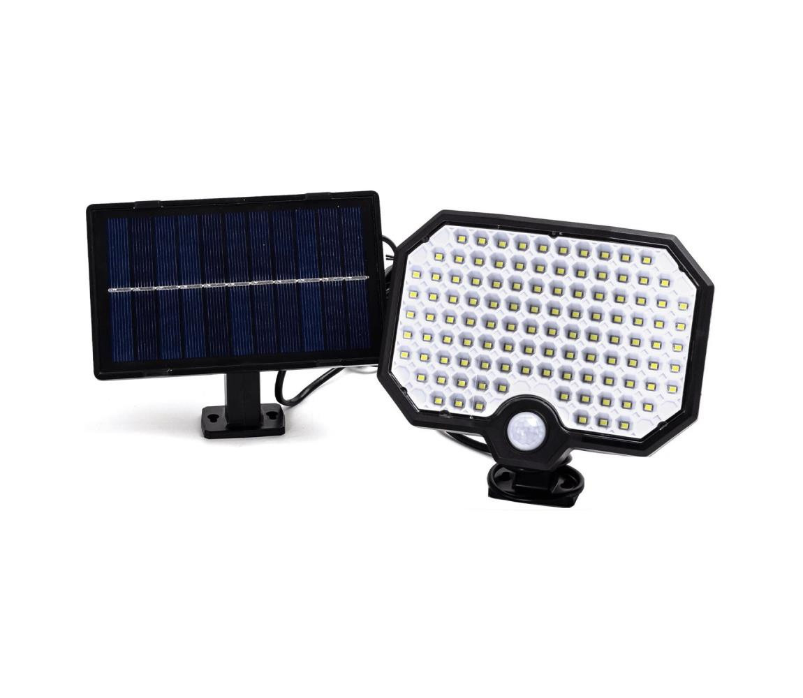 B.V.  - LED Solární svítidlo se senzorem pohybu LED/2,4W/3,7V IP65